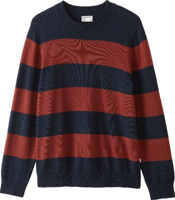 Striped Crewneck Sweater - Men's|-|Chandail rayé à col rond - Homme sold by The Last Hunt