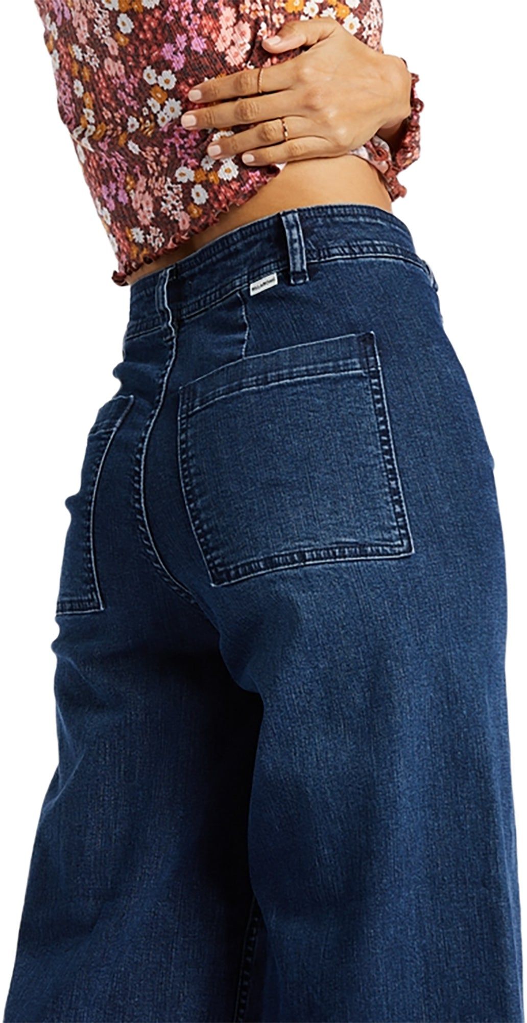 Free Fall Indigo High-Waist Pants - Women's|-|Pantalon taille haute Free Fall Indigo - Femme sold by The Last Hunt product image thumbnail 5