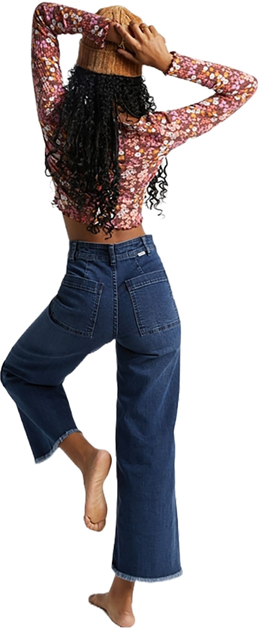 Free Fall Indigo High-Waist Pants - Women's|-|Pantalon taille haute Free Fall Indigo - Femme sold by The Last Hunt product image thumbnail 3