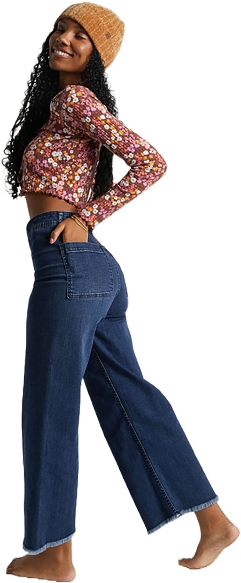 Free Fall Indigo High-Waist Pants - Women's|-|Pantalon taille haute Free Fall Indigo - Femme sold by The Last Hunt product image thumbnail 4