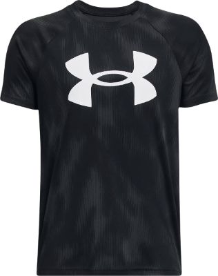 Tech Big Logo Printed Short Sleeve Training T-Shirt - Boys|-|T-shirt d'entraînement à manches courtes grand logo imprimé Tech - Garçon sold by The Last Hunt