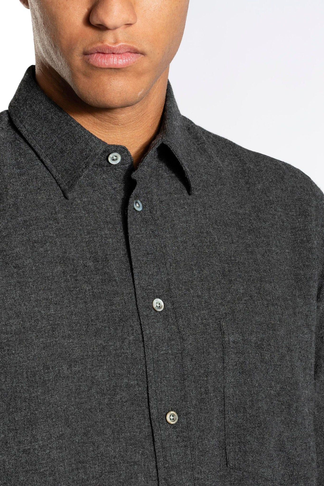 Algot Light Wool Shirt - Men's|-|Chemise en laine légère Algot - Homme sold by The Last Hunt product image thumbnail 2