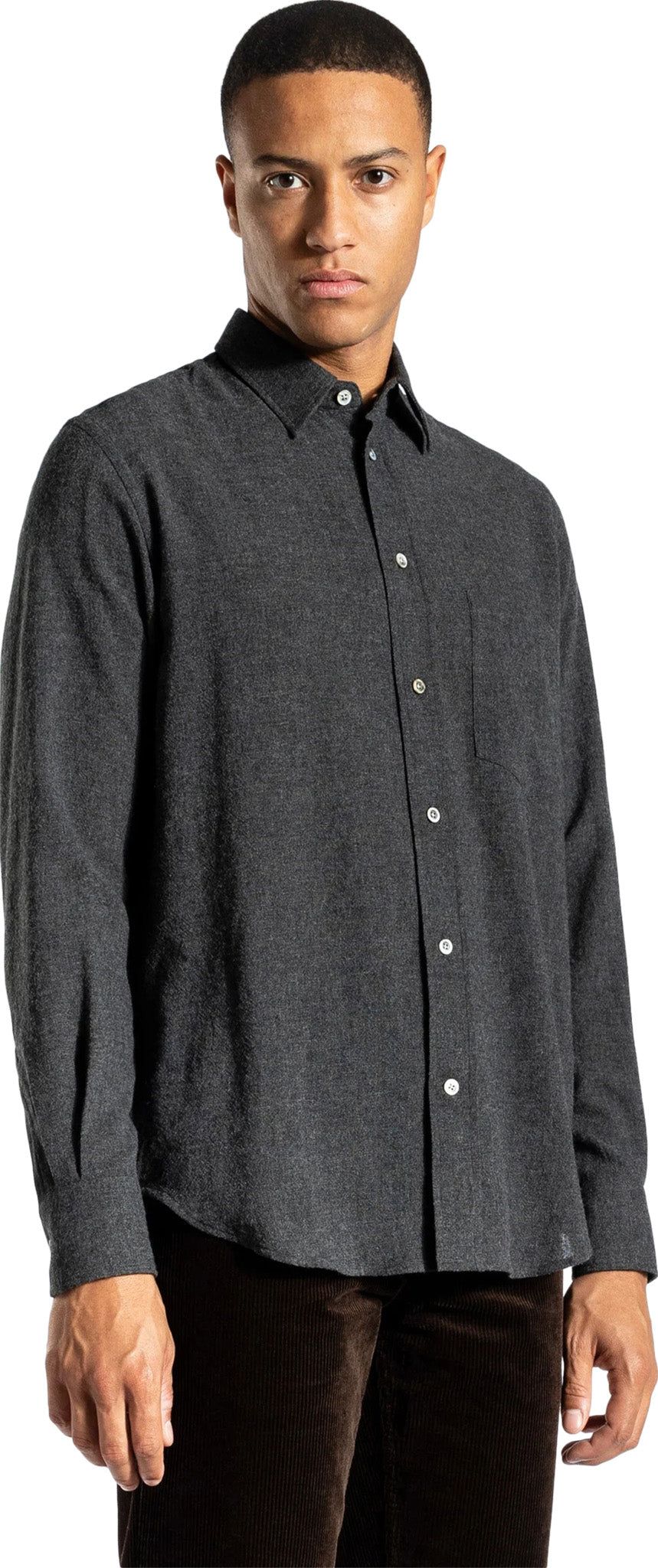 Algot Light Wool Shirt - Men's|-|Chemise en laine légère Algot - Homme sold by The Last Hunt product image thumbnail 5