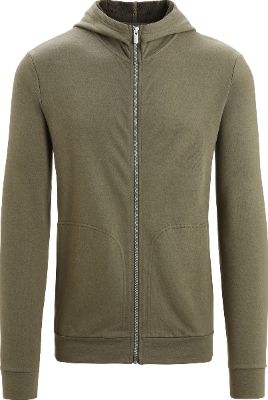 Central Merino Classic Long Sleeve Zip Hoodie - Men's|-|Chandail à capuchon classique à manches longues et glissière en mérinos Central - Homme sold by The Last Hunt