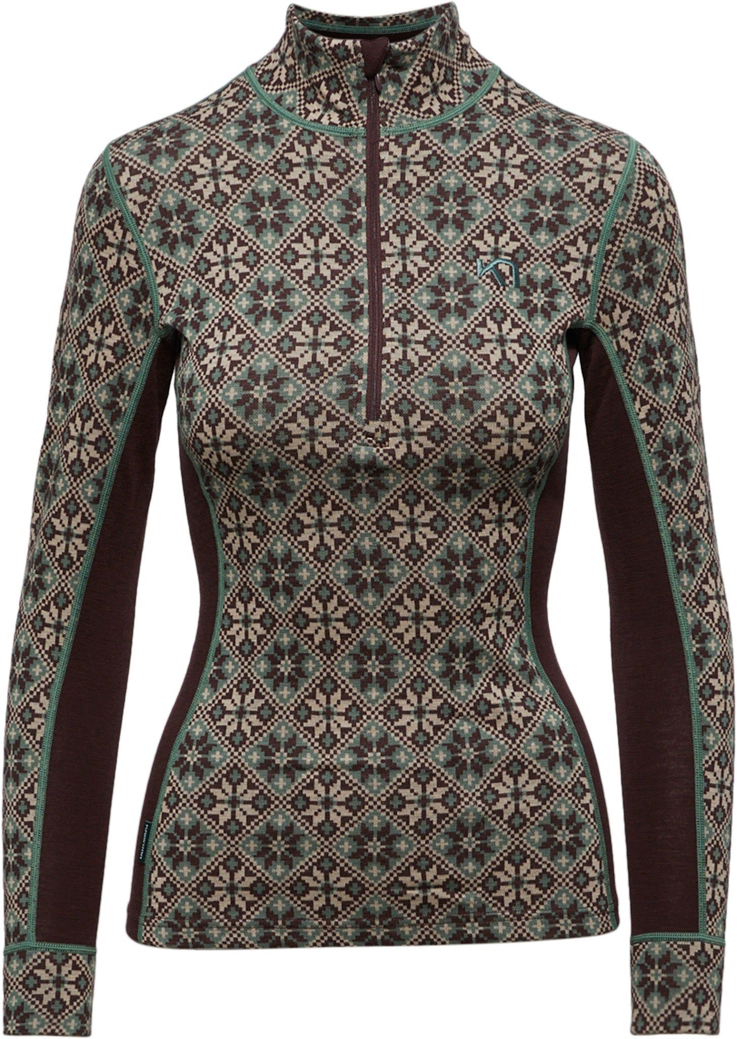 Rose Half-Zip Baselayer Top - Women's|-|Couche de base à col à glissière en laine mérinos Rose - Femme sold by The Last Hunt product image thumbnail 3