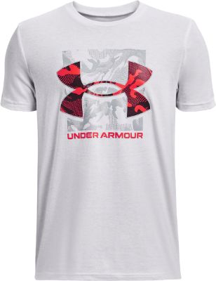 Box Logo Camo Short Sleeve T-Shirt - Boys|-|T-shirt à manches courtes Box Logo Camo - Garçon sold by The Last Hunt