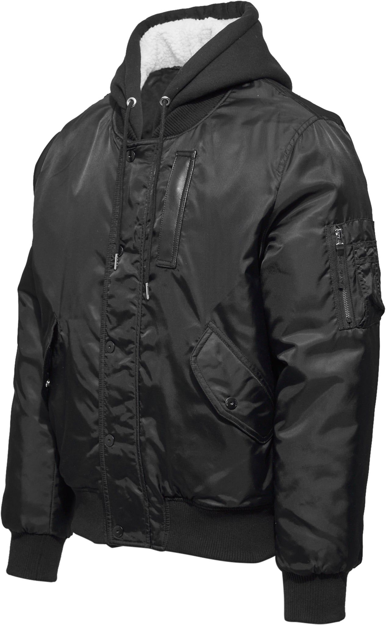 Bomber Jacket With Fleece Hood - Men's|-|Blouson avec capuchon doublé en polaire - Homme sold by The Last Hunt product image thumbnail 3