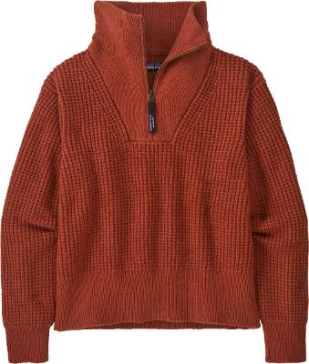 Recycled Wool-Blend 1/4 Zip Sweater - Women's|-|Chandail à fermeture éclair 1/4 en mélange de laine recyclée - Femme sold by The Last Hunt