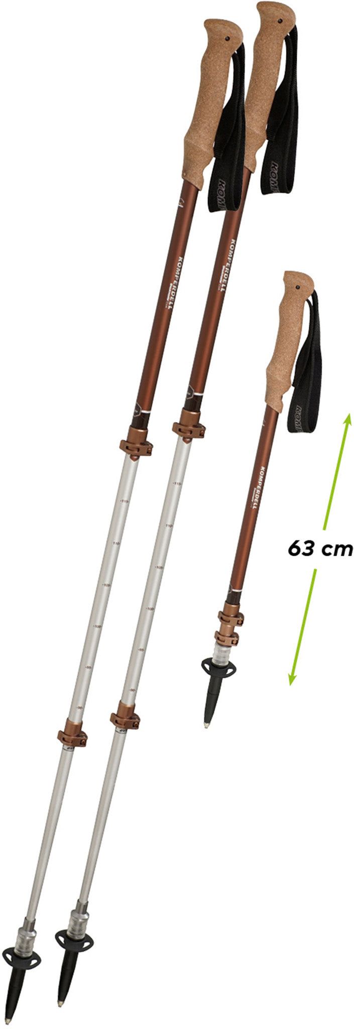 Shockmaster Cork Compact Powerlock Ski Pole - Unisex|-|Bâtons de ski Shockmaster Cork Compact Powerlock - Unisexe sold by The Last Hunt product image thumbnail 3