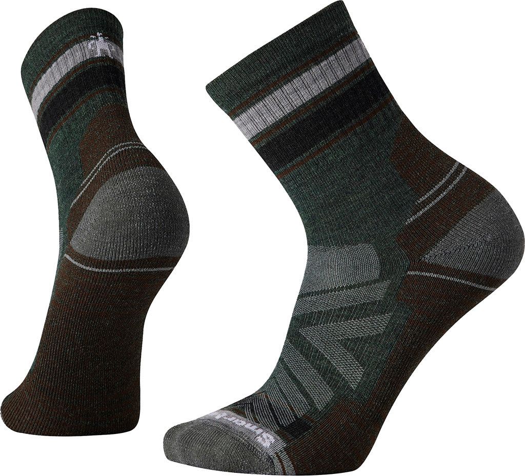 Hike Light Cushion Striped Mid Crew Socks - Unisex|-|Chaussettes mi-mollet à rayures coussin Hike Light - Unisexe sold by The Last Hunt product image thumbnail 2