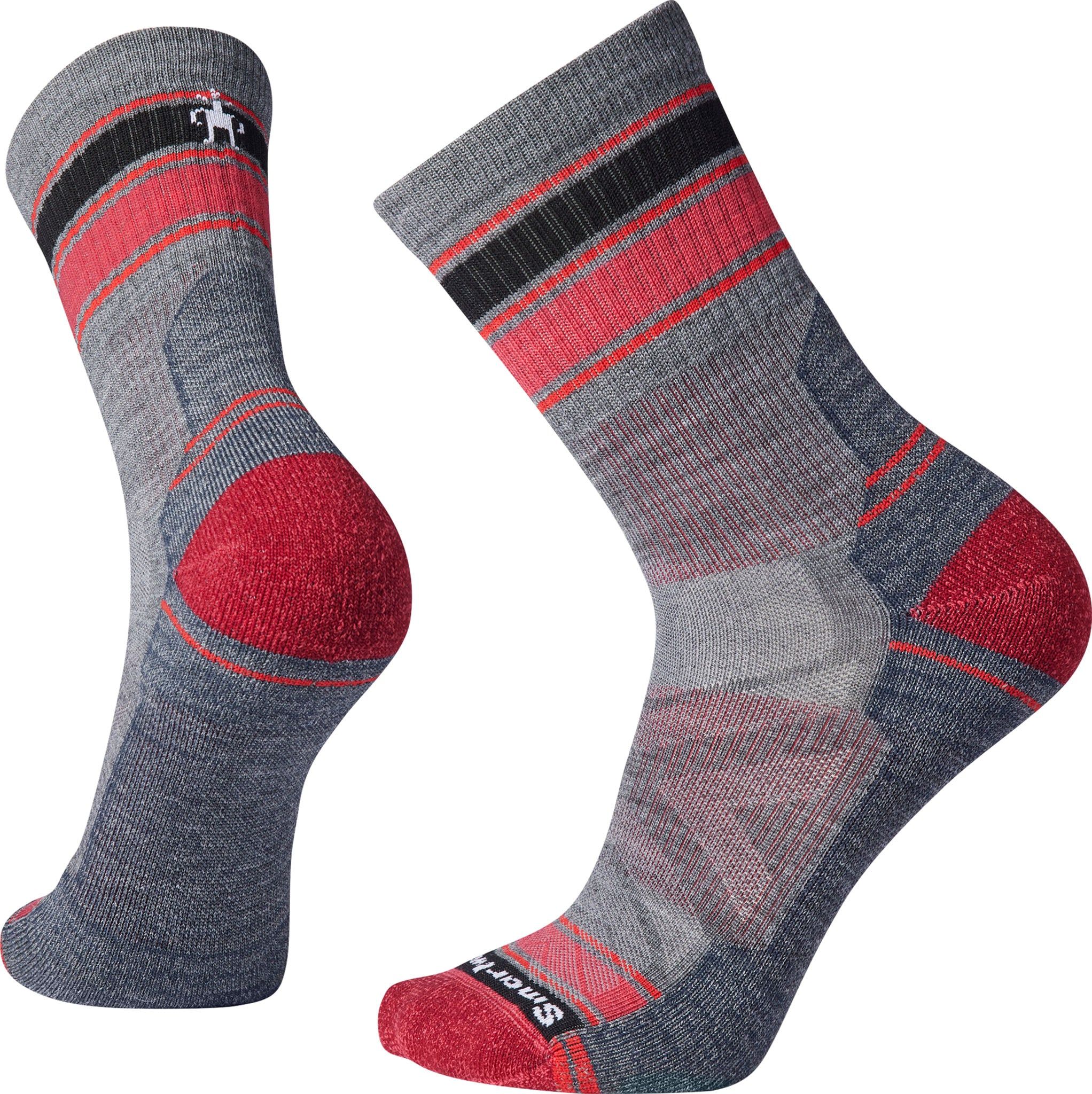 Hike Light Cushion Striped Mid Crew Socks - Unisex|-|Chaussettes mi-mollet à rayures coussin Hike Light - Unisexe sold by The Last Hunt product image thumbnail 3