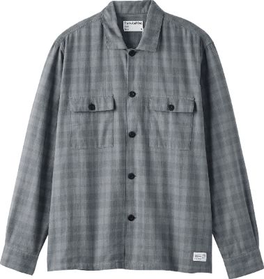 Camp Collar Plaid Shirt - Men's|-|Chemise à col revers à carreaux - Homme sold by The Last Hunt