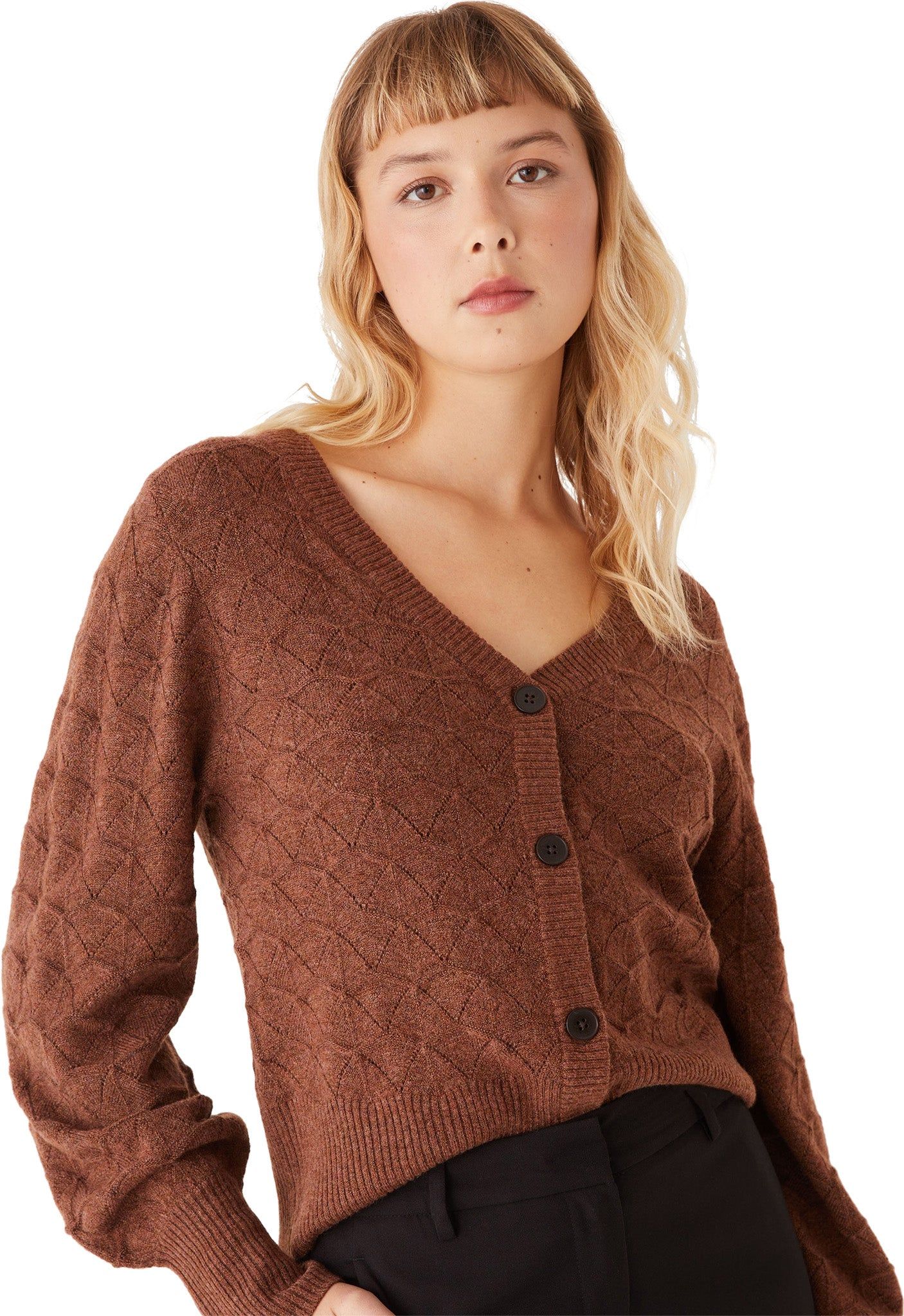 Pointelle Cardigan - Women's|-|Cardigan en pointelle - Femme sold by The Last Hunt product image thumbnail 4