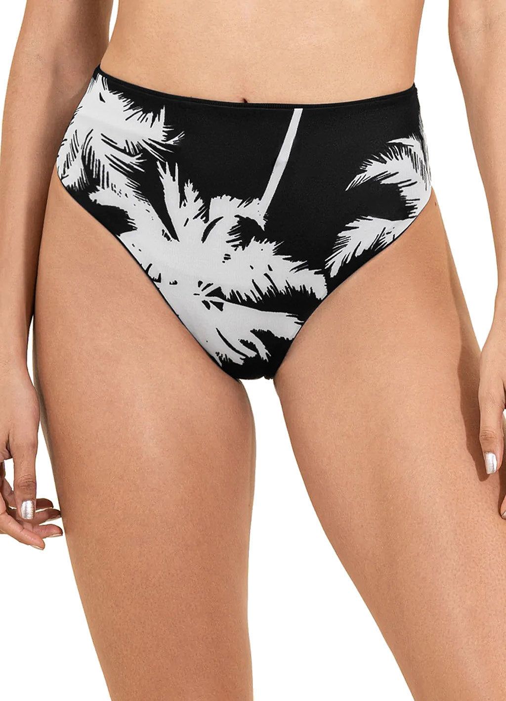 Suzy Q High Rise/High Leg Bikini Bottom Reversible - Women's|-|Bas de bikini réversible à taille haute/jambe haute Suzy Q - Femme sold by The Last Hunt product image thumbnail 3