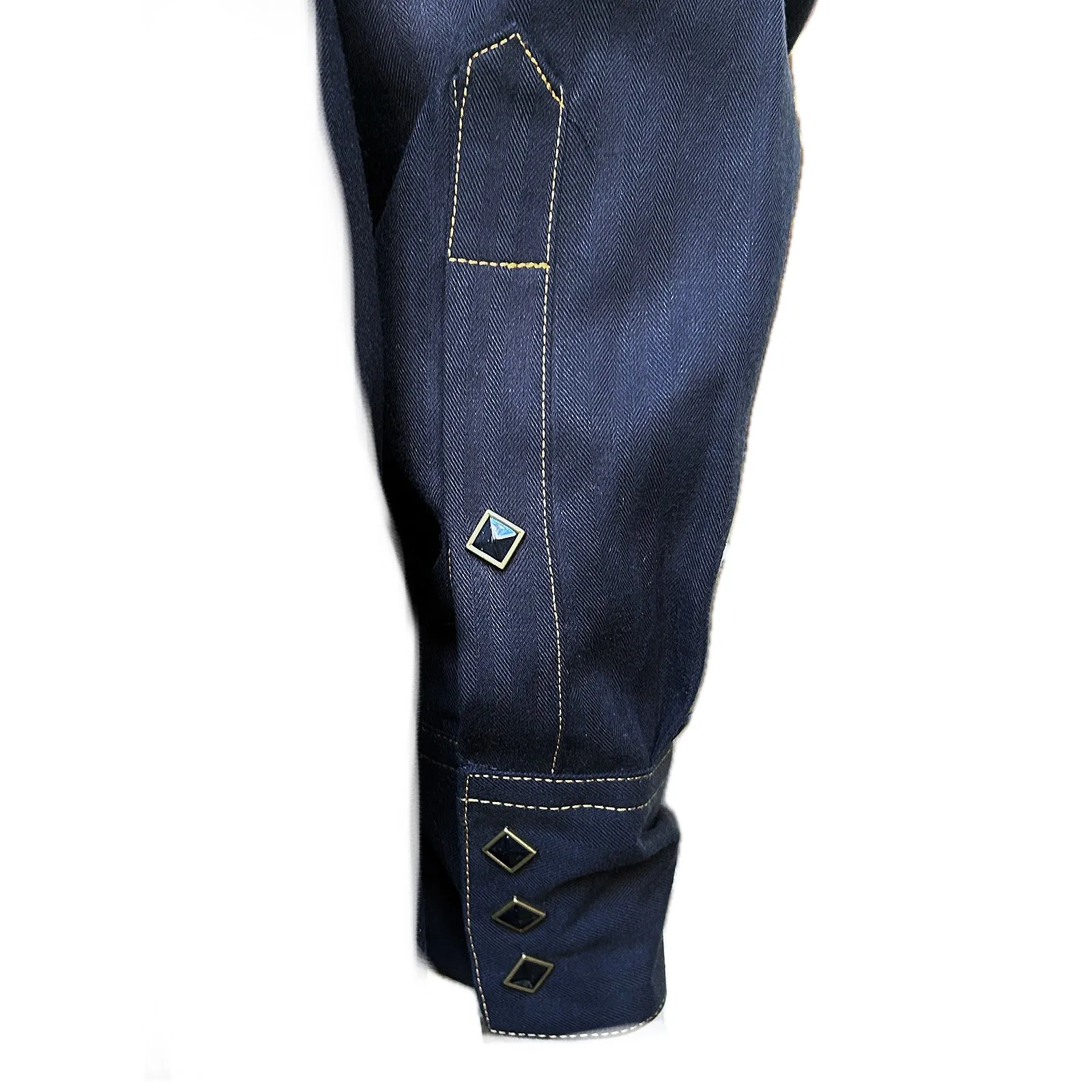 Men's Black Rayon Western Shirt sold by Rockmount Ranch Wear product image thumbnail 4