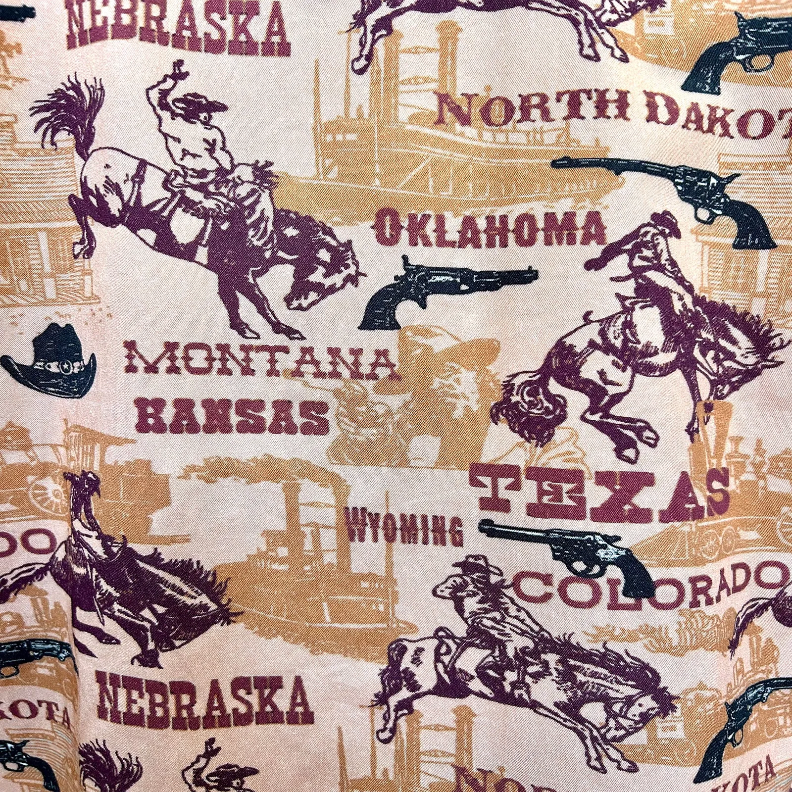 Men's Vintage Brown States Western Shirt sold by Rockmount Ranch Wear product image thumbnail 4