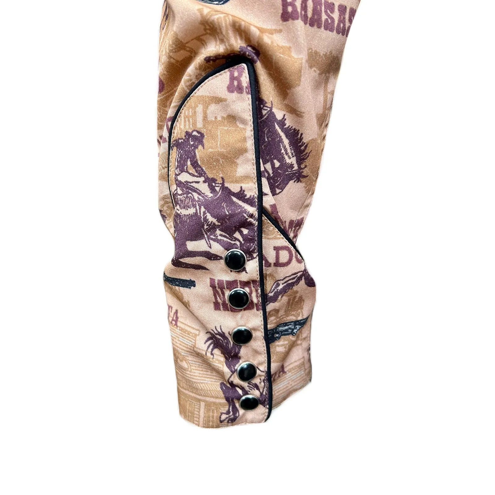Men's Vintage Brown States Western Shirt sold by Rockmount Ranch Wear product image thumbnail 3
