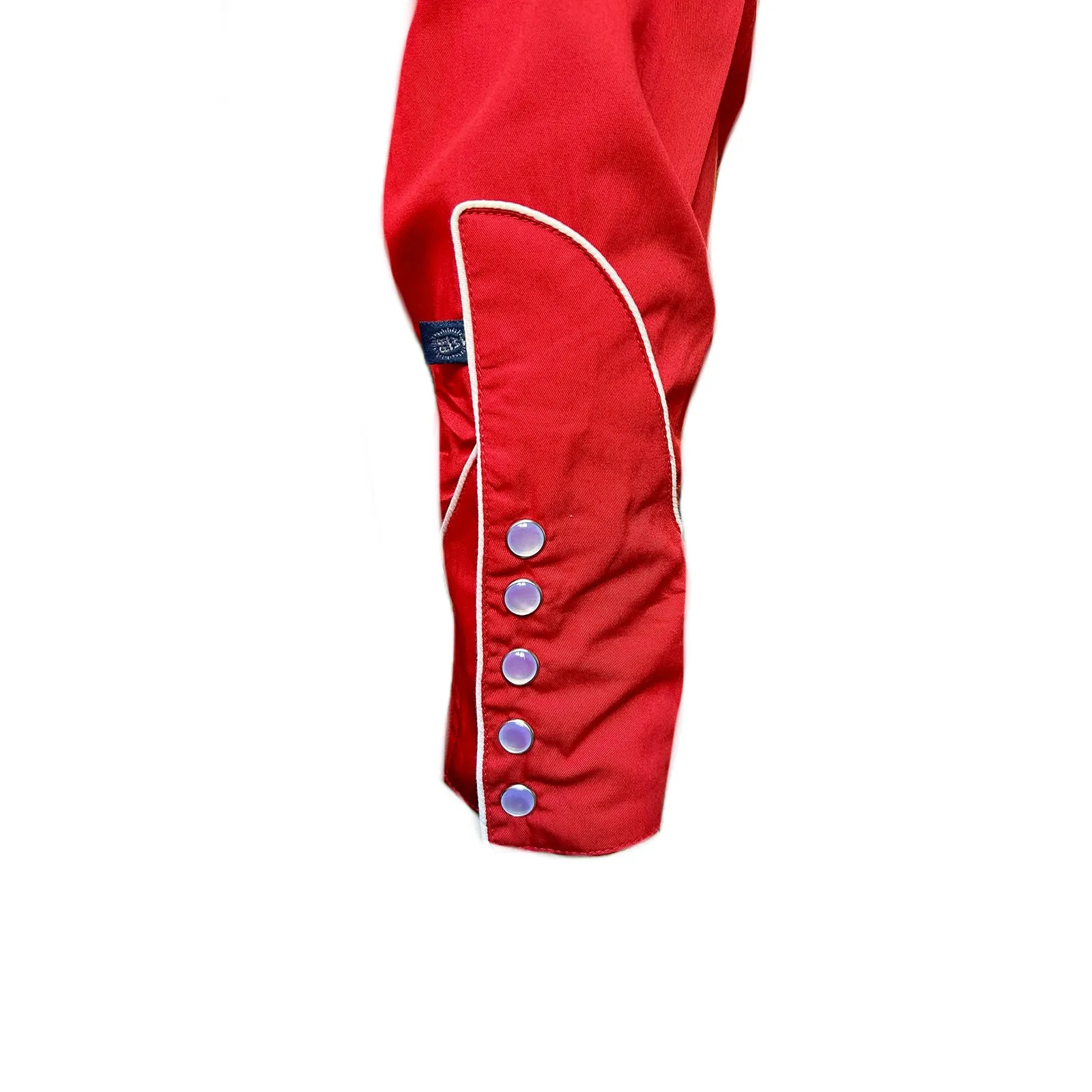 Men's Vintage Red Floral & Stars Embroidered Western Shirt sold by Rockmount Ranch Wear product image thumbnail 5