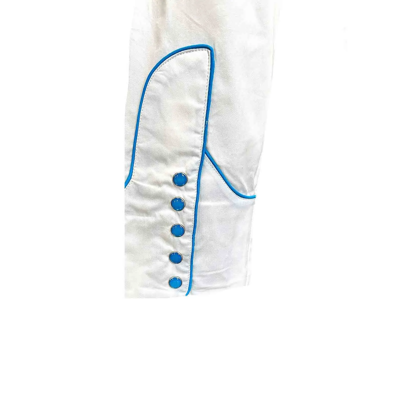 Women's Ivory Boho Serape Western Shirt with Cascading Embroidery sold by Rockmount Ranch Wear product image thumbnail 5