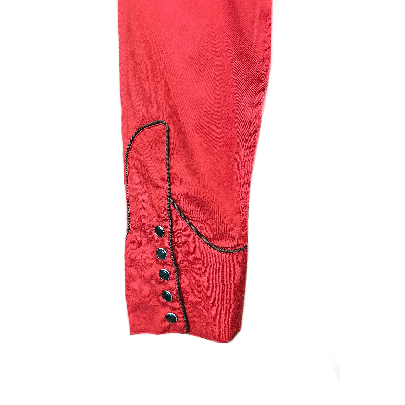 Women’s Rhinestones & Scrolls Embroidered Western Shirt in Red sold by Rockmount Ranch Wear product image thumbnail 5