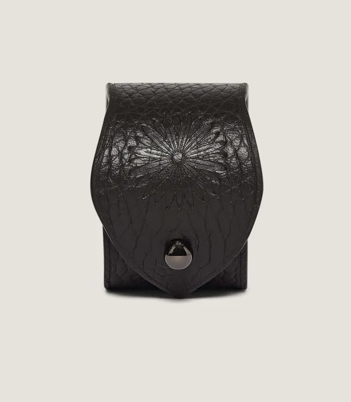 Leather Napkin Ring in Dark Brown made by James Purdey & Sons
