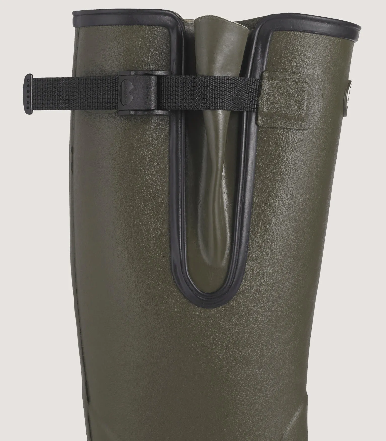 Women's Le Chameau Vierzon Jersey Boot In Forest Green sold by James Purdey & Sons product image thumbnail 3