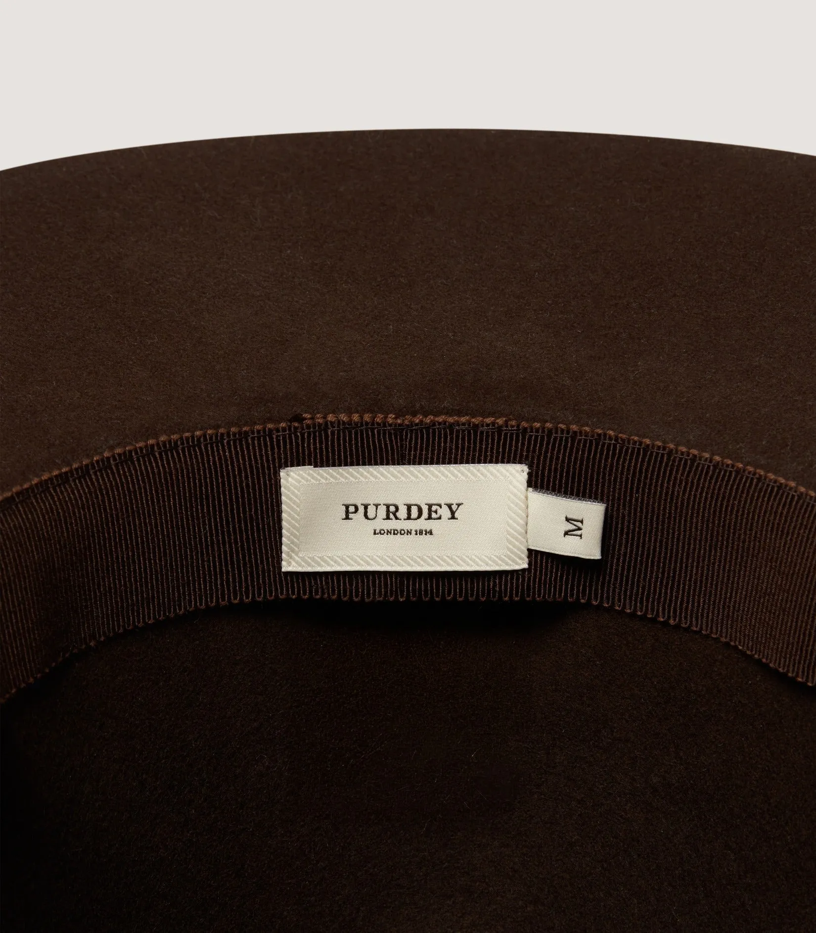 Women's Fedora Hat in Chocolate sold by James Purdey & Sons product image thumbnail 3