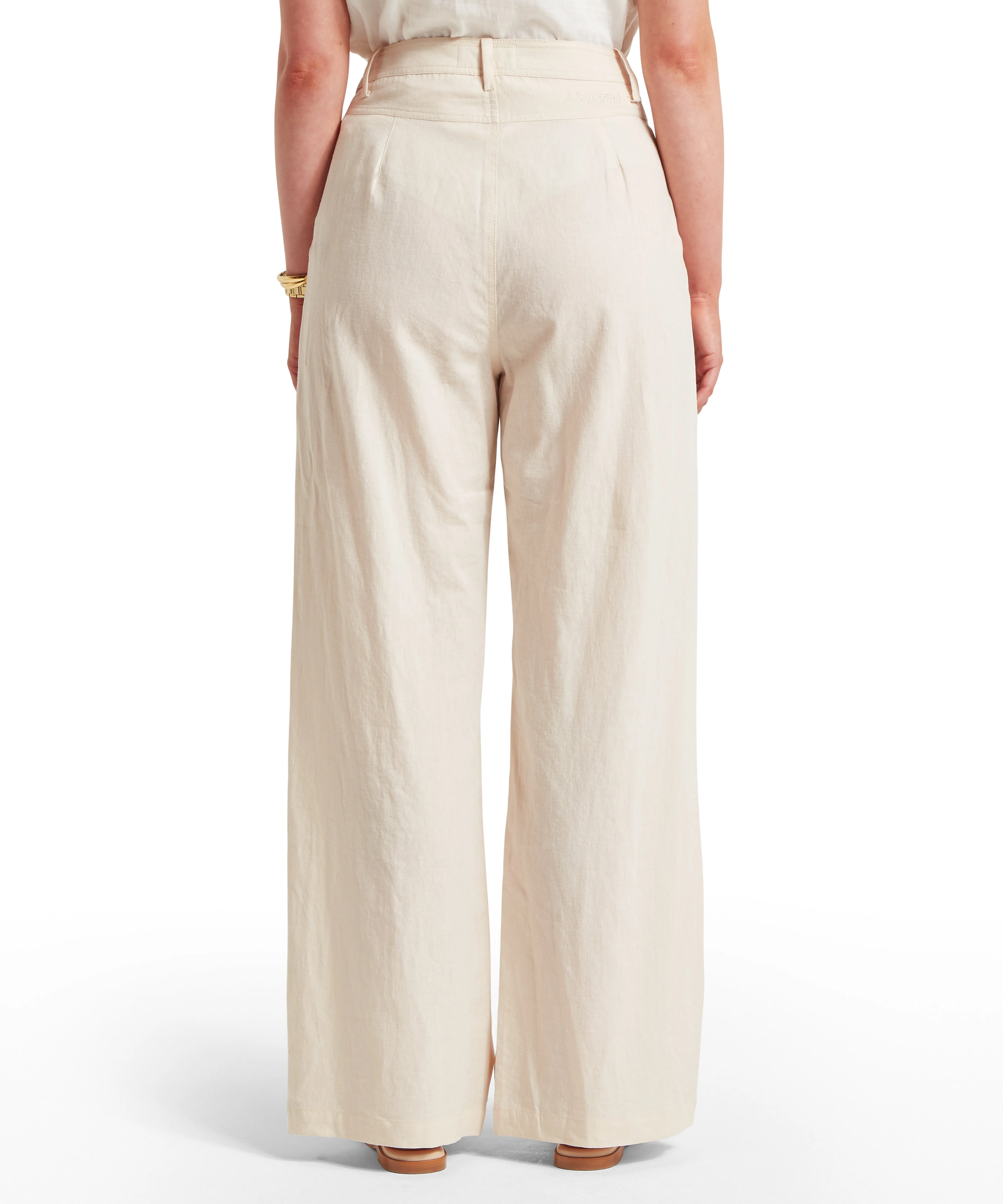 Dahlia Linen Trousers - Oat sold by Schöffel product image thumbnail 5