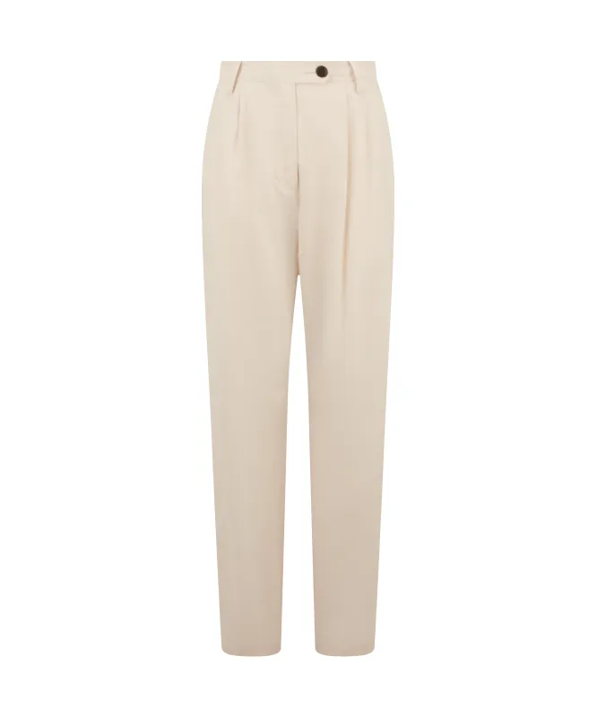 Dahlia Linen Trousers - Oat made by SchÃ¶ffel