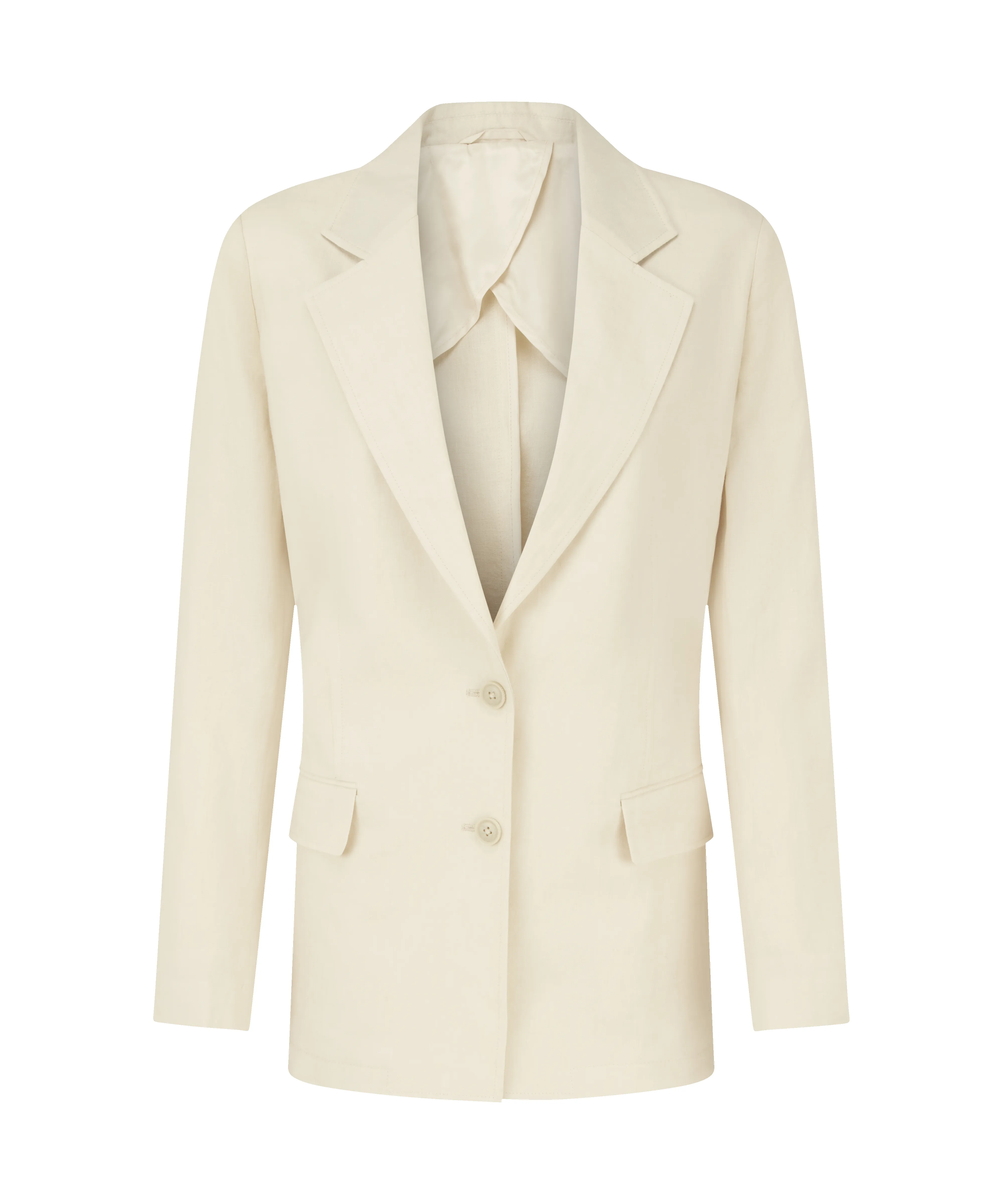 Henley Linen Blazer - Oat sold by Schöffel