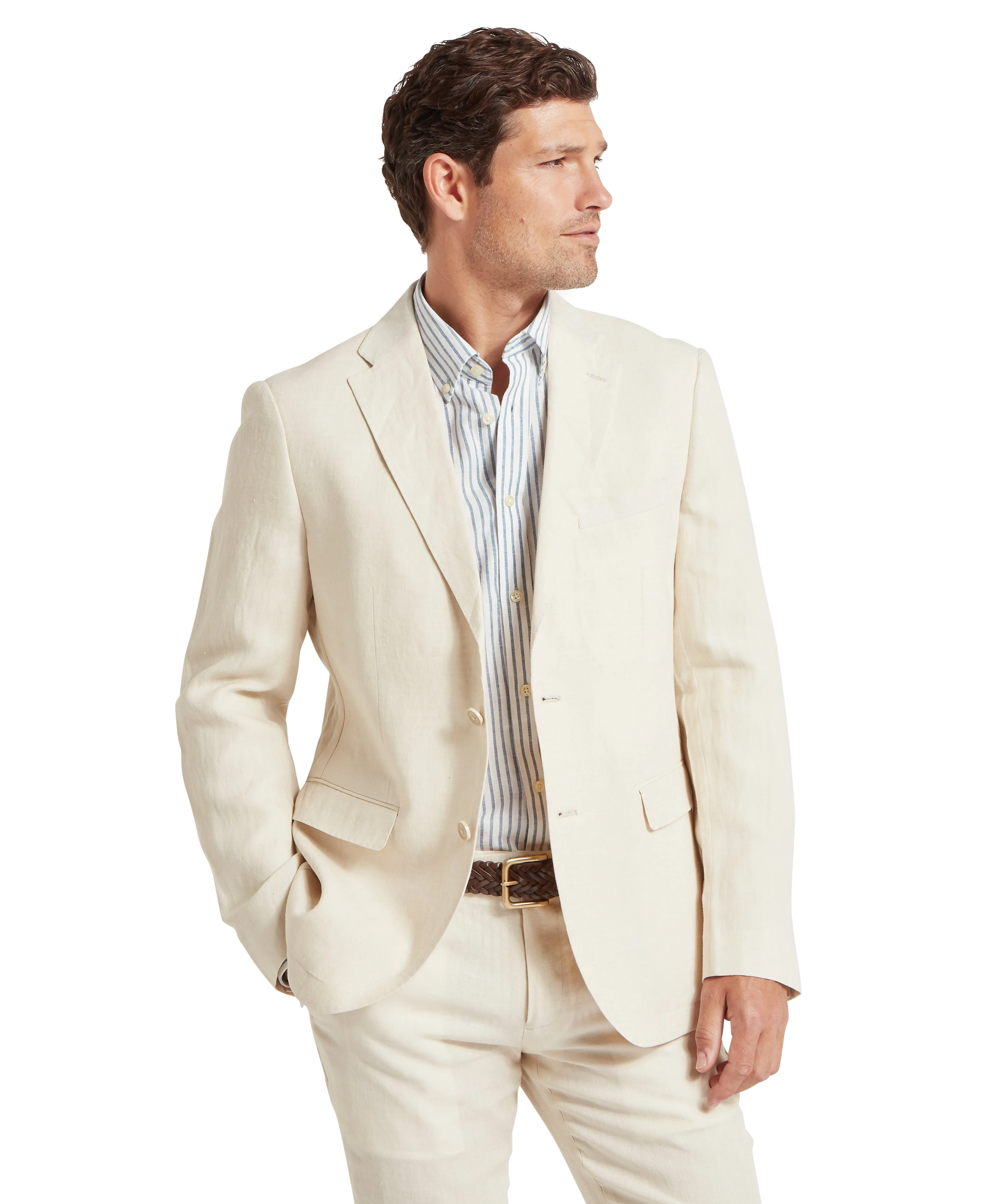Cowes Linen Jacket - Oat sold by Schöffel product image thumbnail 4