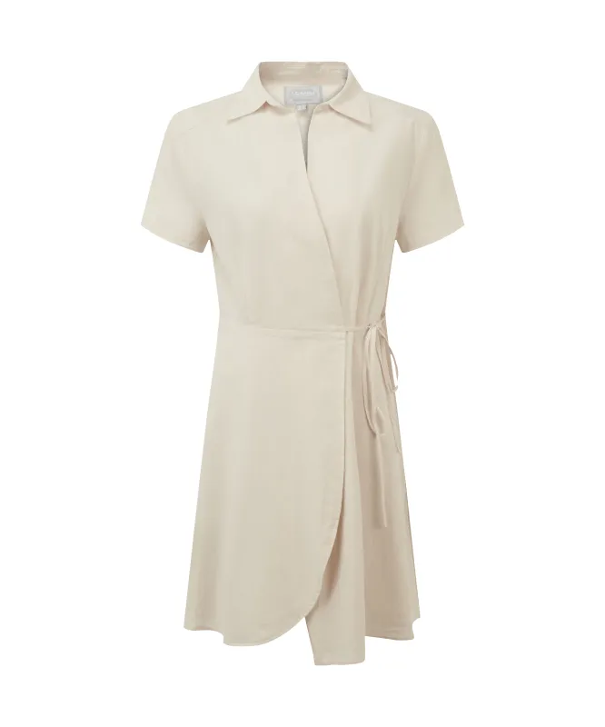 Fleur Linen Dress - Oat made by SchÃ¶ffel