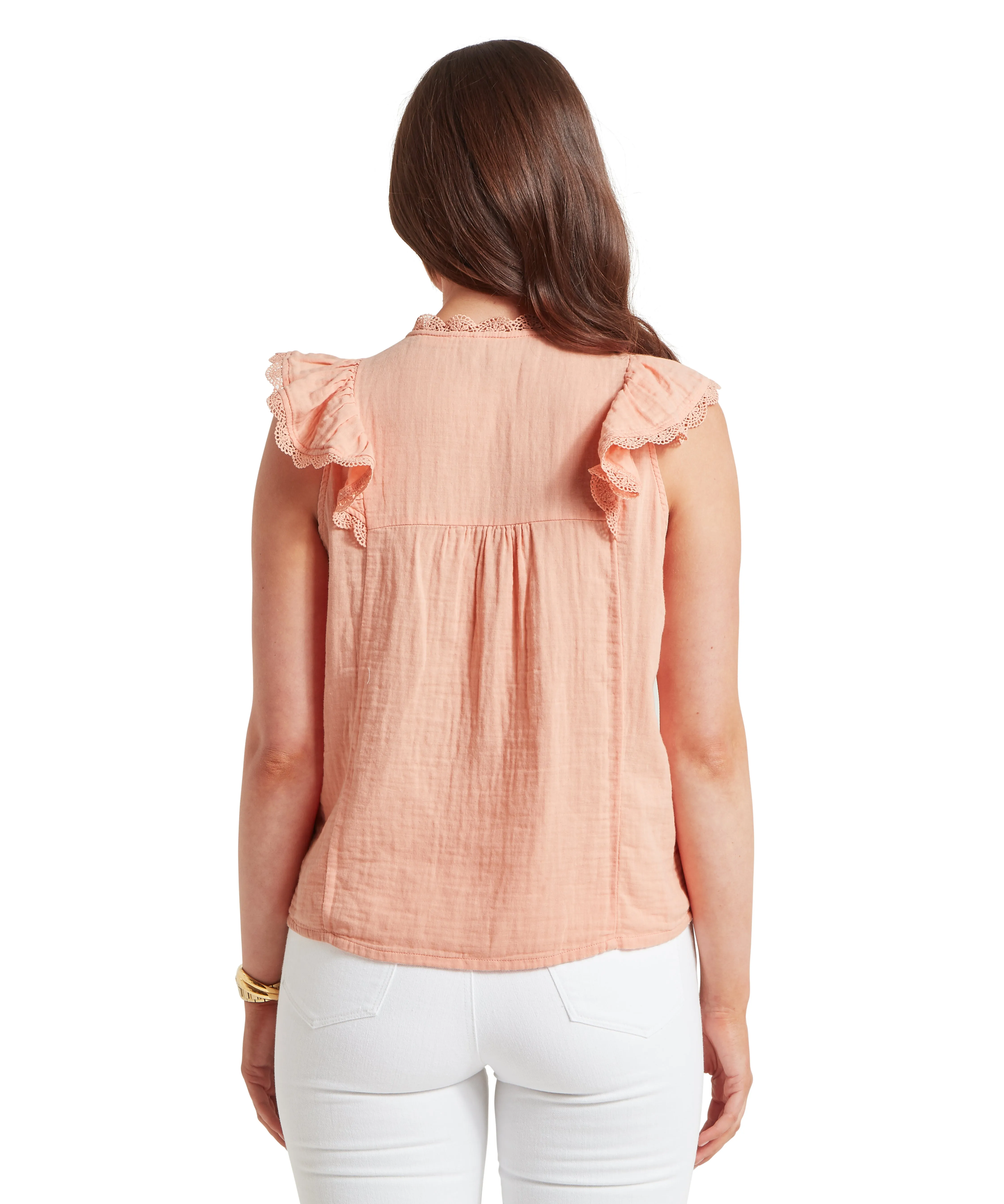 Jasmine Blouse - Coral Peach sold by Schöffel product image thumbnail 5