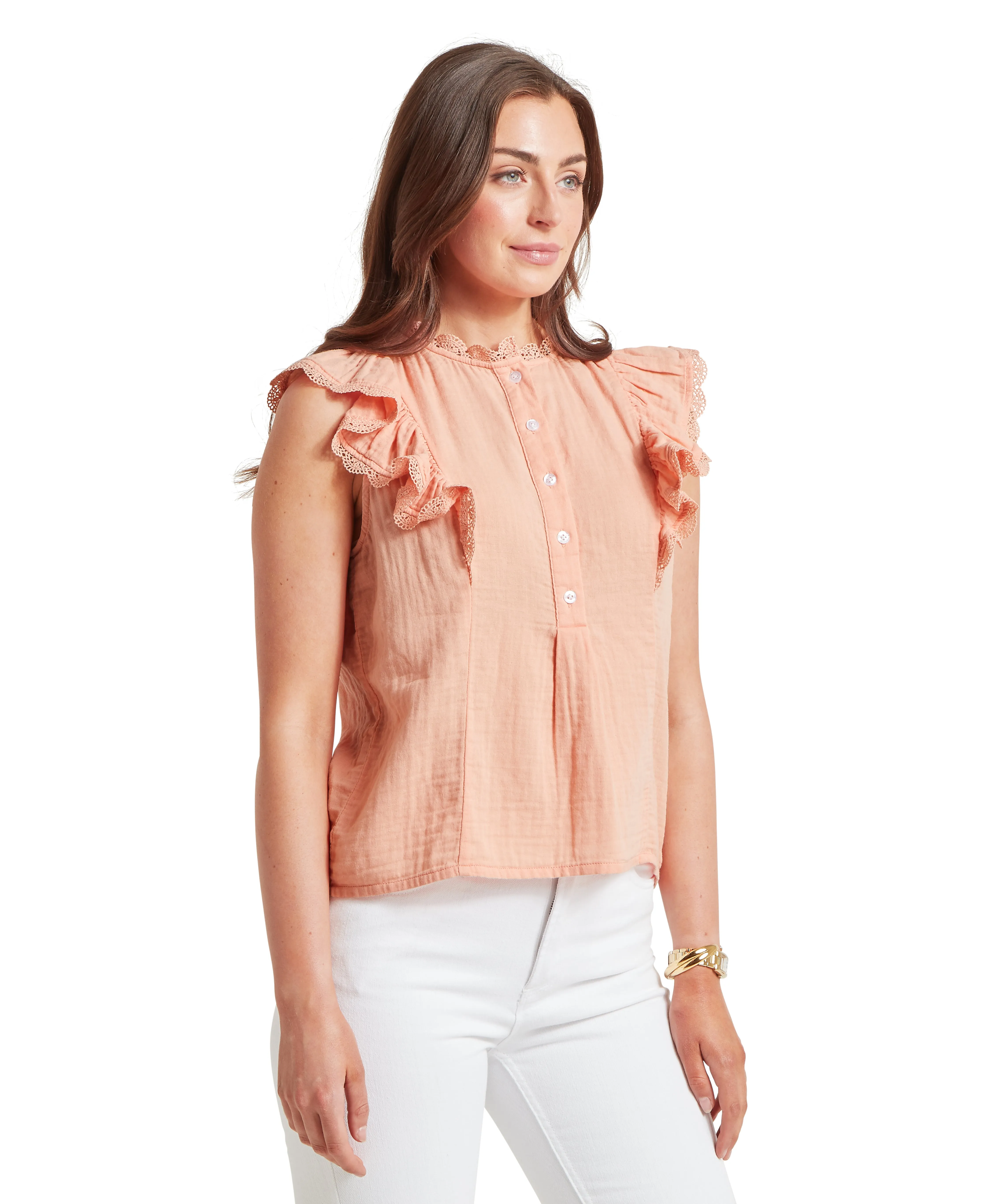 Jasmine Blouse - Coral Peach sold by Schöffel product image thumbnail 4