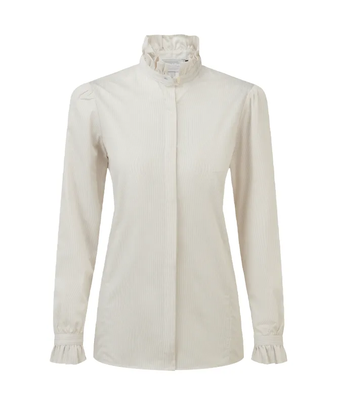 Fakenham Shirt - Linen Stripe made by SchÃ¶ffel