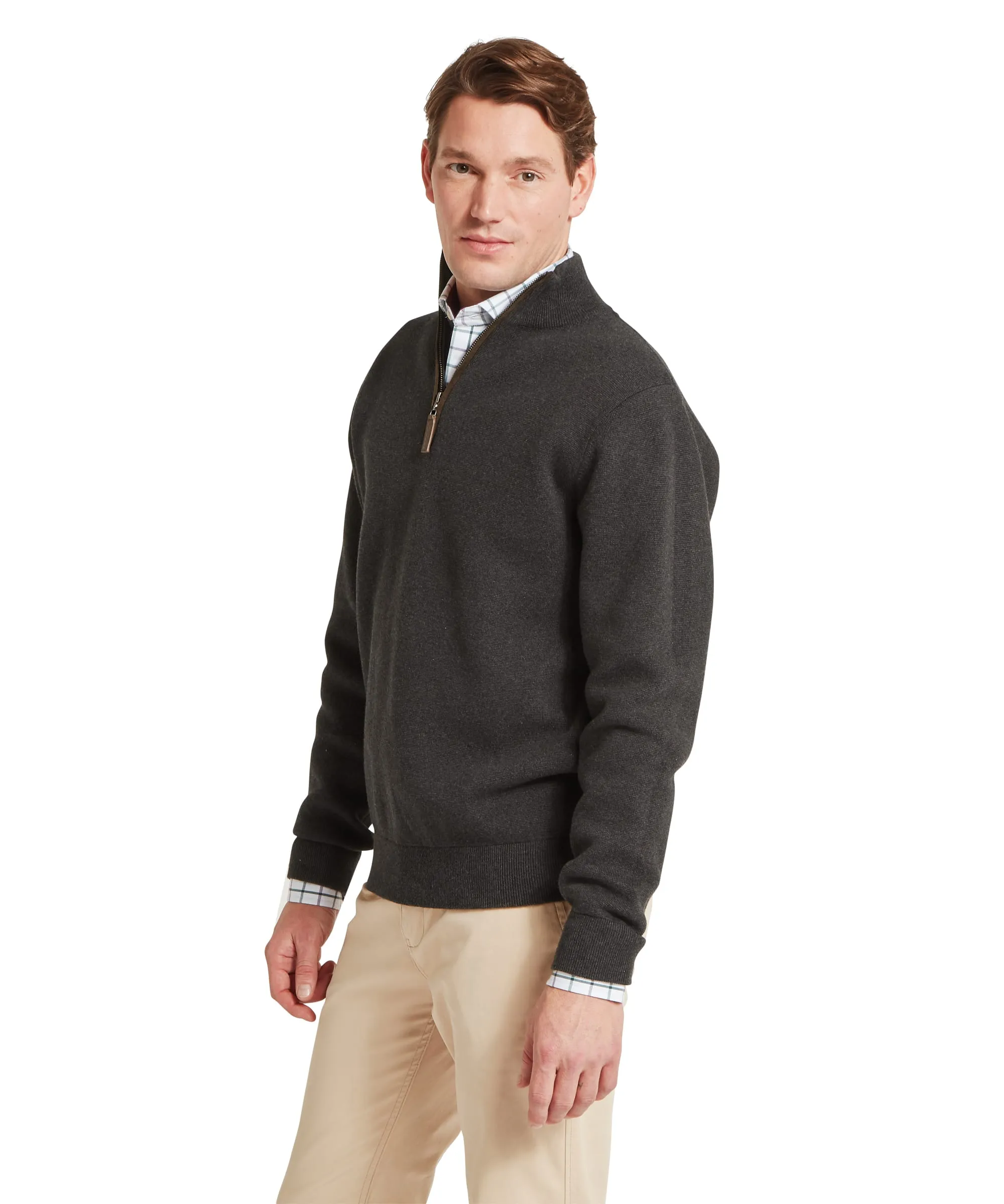 Marlow Quarter Zip Jumper - Charcoal sold by Schöffel product image thumbnail 4