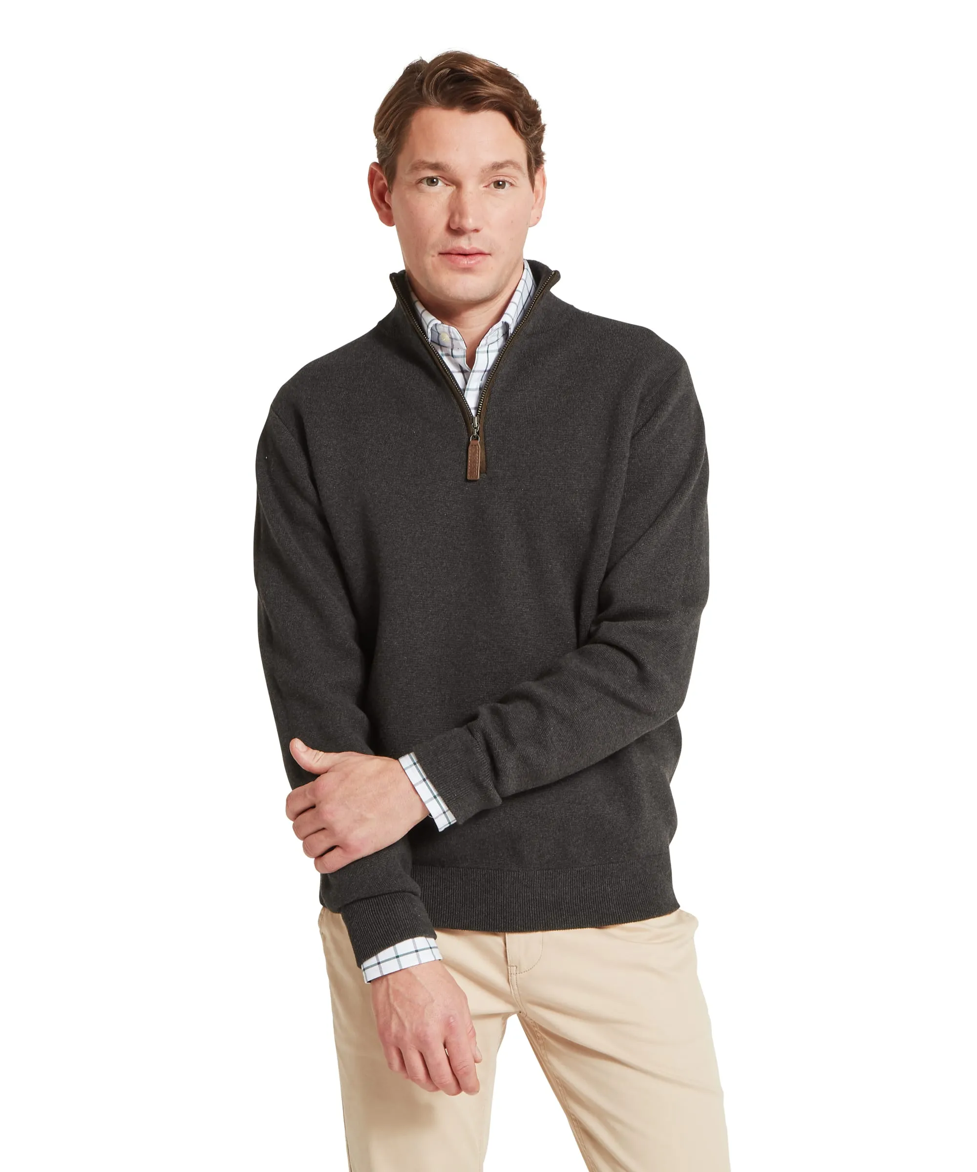 Marlow Quarter Zip Jumper - Charcoal sold by Schöffel product image thumbnail 2