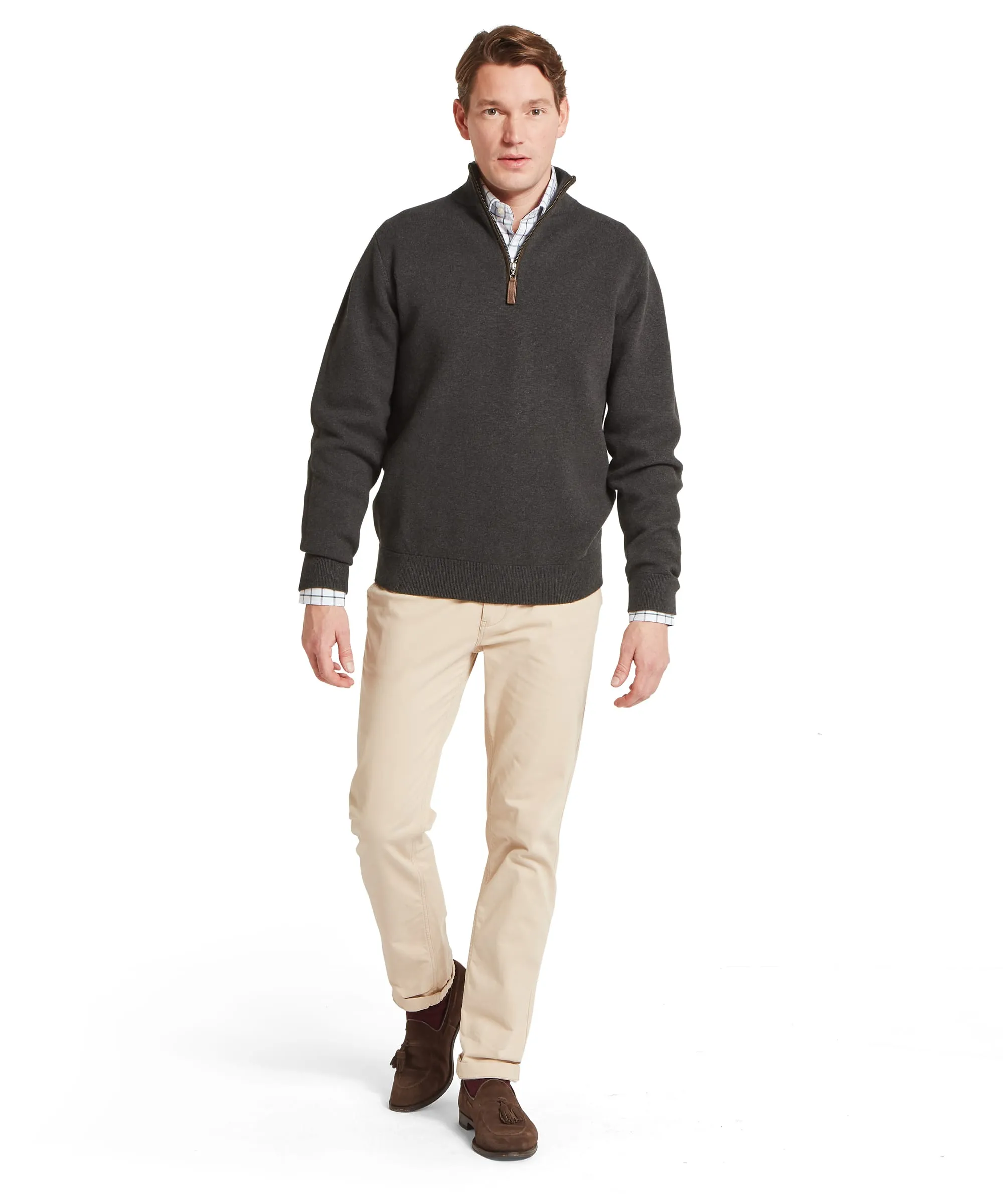 Marlow Quarter Zip Jumper - Charcoal sold by Schöffel product image thumbnail 3