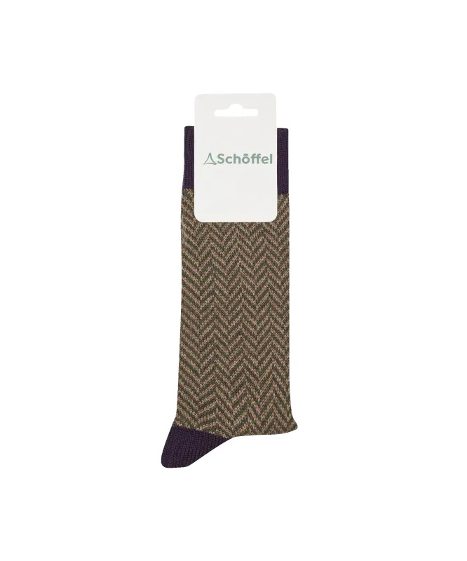 Halkirk Socks - Ink Navy made by SchÃ¶ffel