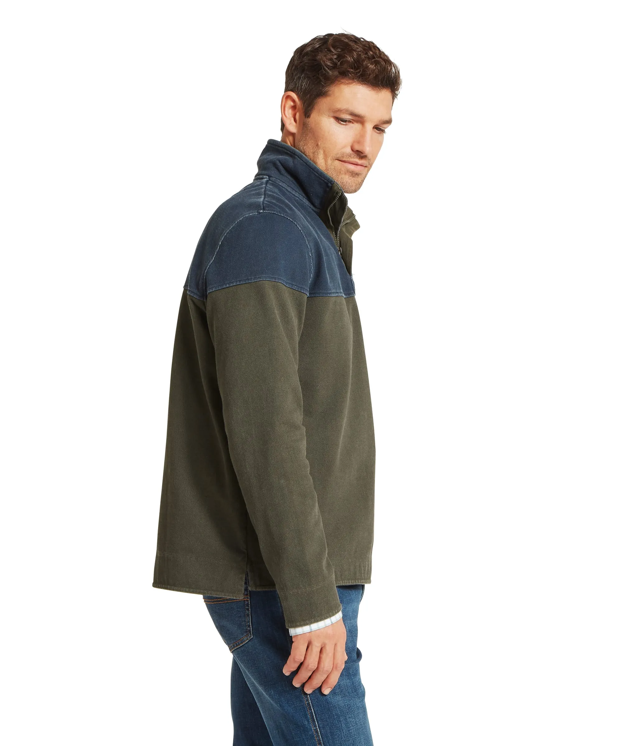 Helford Heritage Sweatshirt - Peat Green Ptarmigan sold by Schöffel product image thumbnail 4
