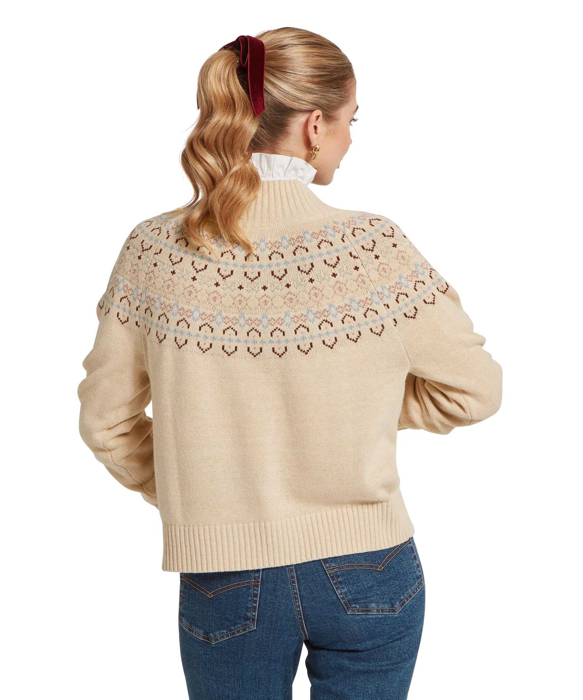 Tresness Fairisle Jumper - Port/Lake Blue sold by Schöffel product image thumbnail 5