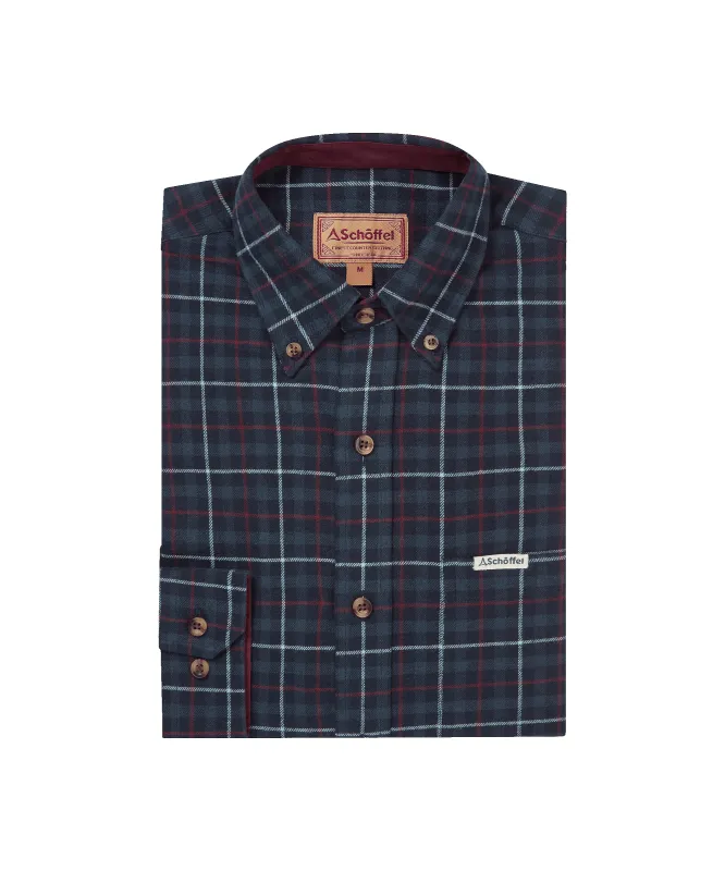 Akenham Shirt - Blueberry made by SchÃ¶ffel