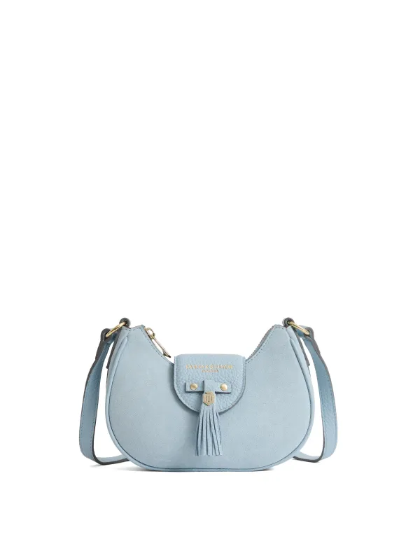 Micro Windsor - Sky Blue Suede made by Fairfax & Favor