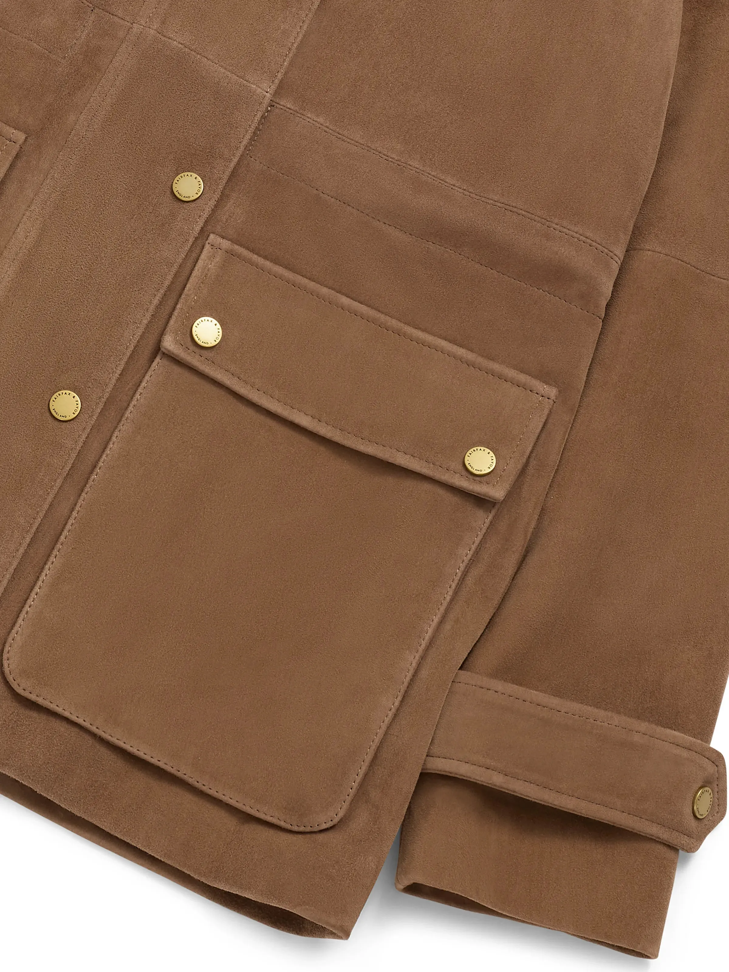 Iris Jacket - Mushroom Suede sold by Fairfax & Favor product image thumbnail 4