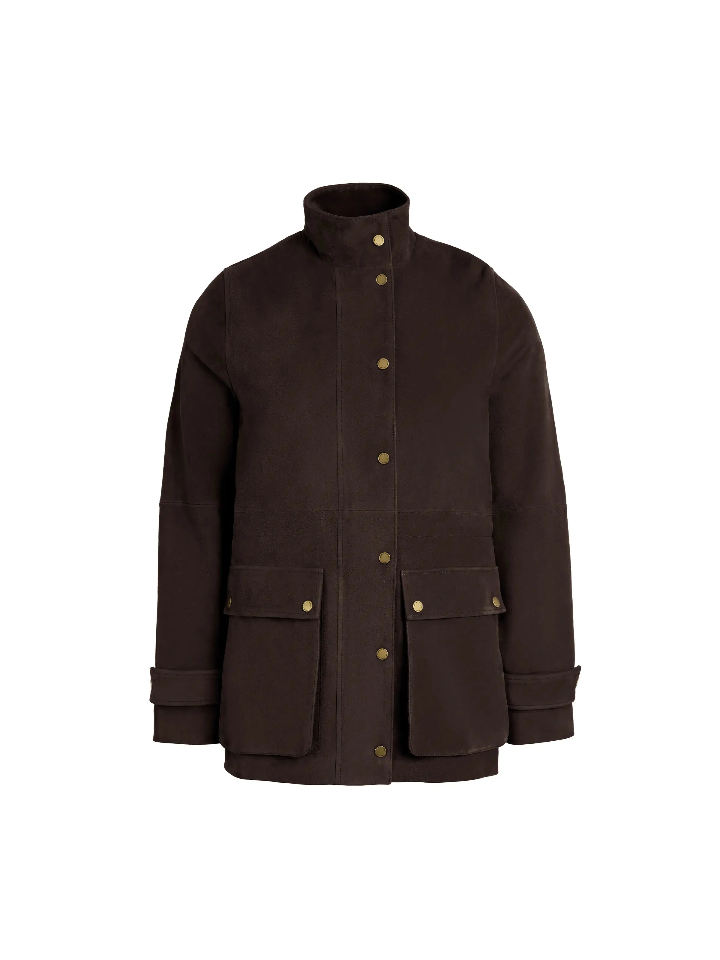 Iris Jacket - Chocolate Suede sold by Fairfax & Favor product image thumbnail 2