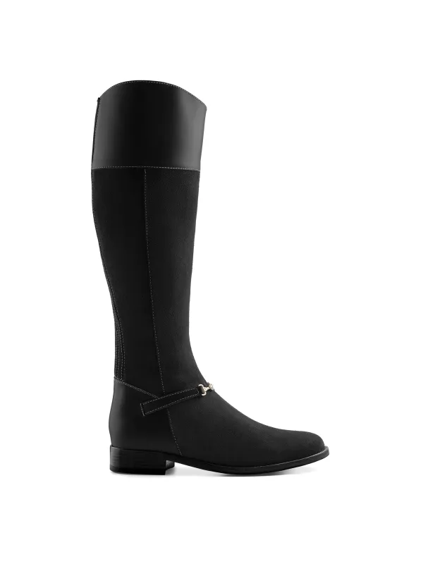Octavia (Sporting Fit) - Black Suede made by Fairfax & Favor