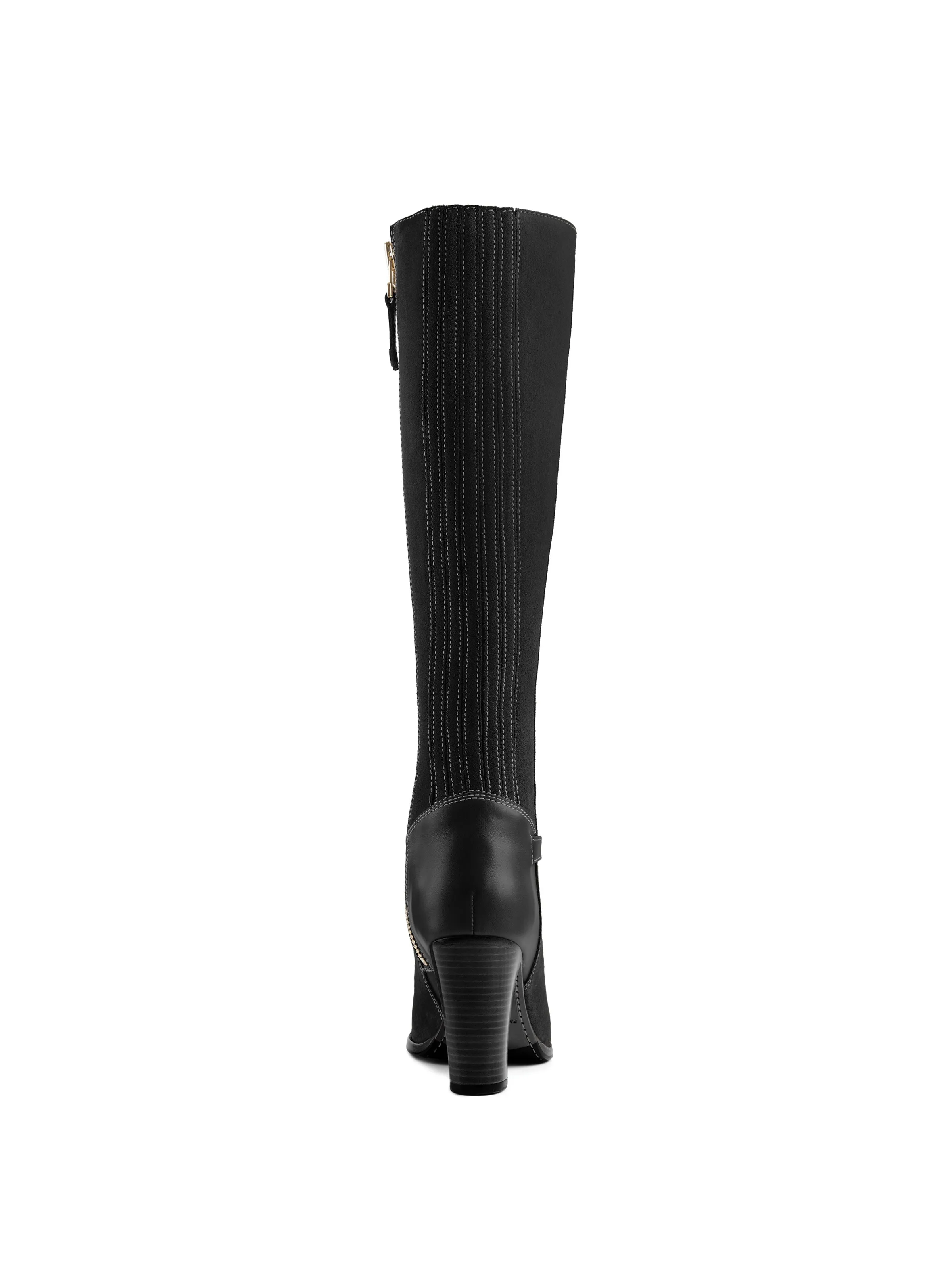 Heeled Octavia (Narrow Fit) - Black Suede sold by Fairfax & Favor product image thumbnail 4