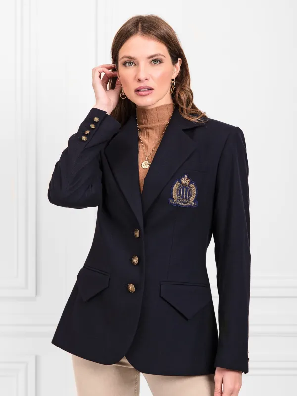 Beatrice - Navy made by Fairfax & Favor