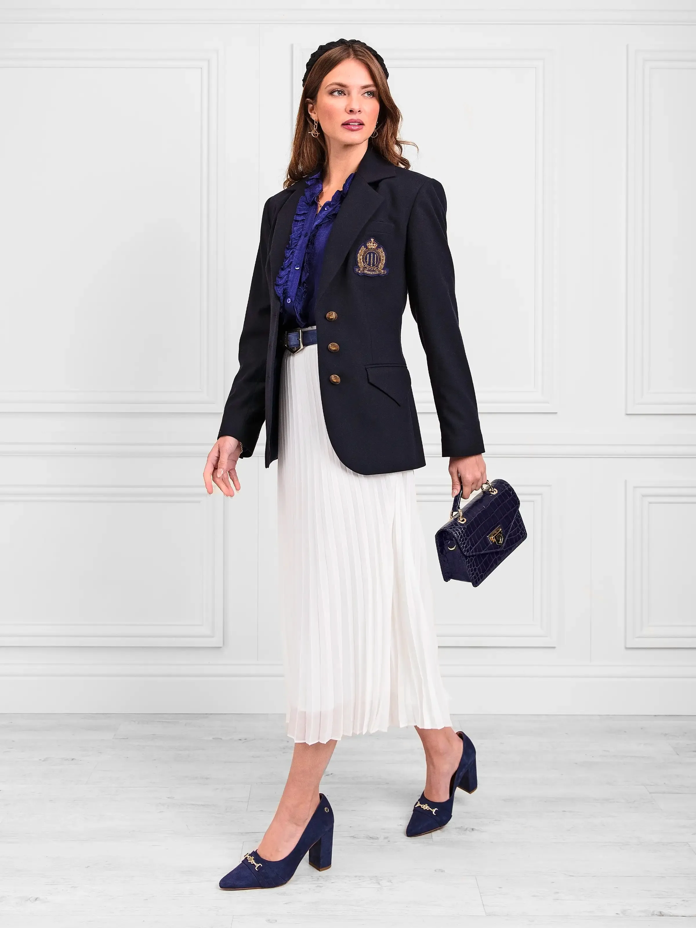 Beatrice - Navy sold by Fairfax & Favor product image thumbnail 5