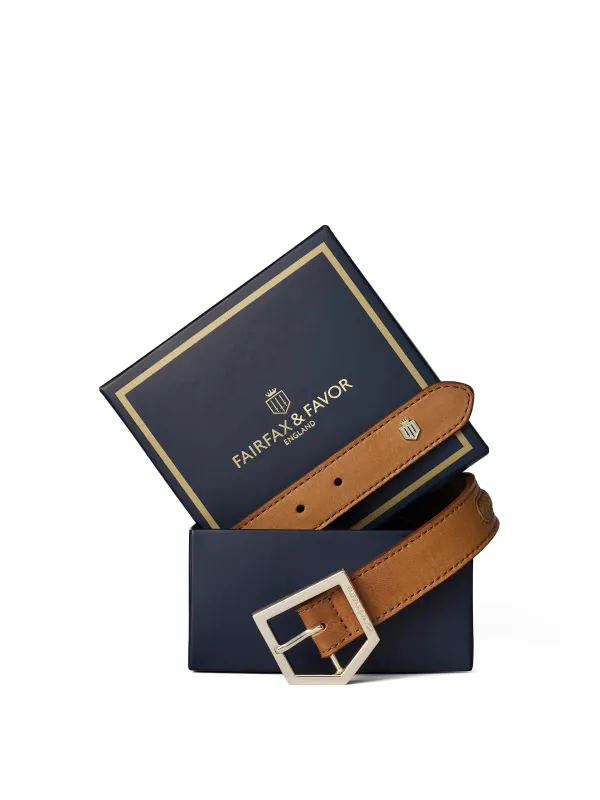 Hampton Belt - Tan made by Fairfax & Favor